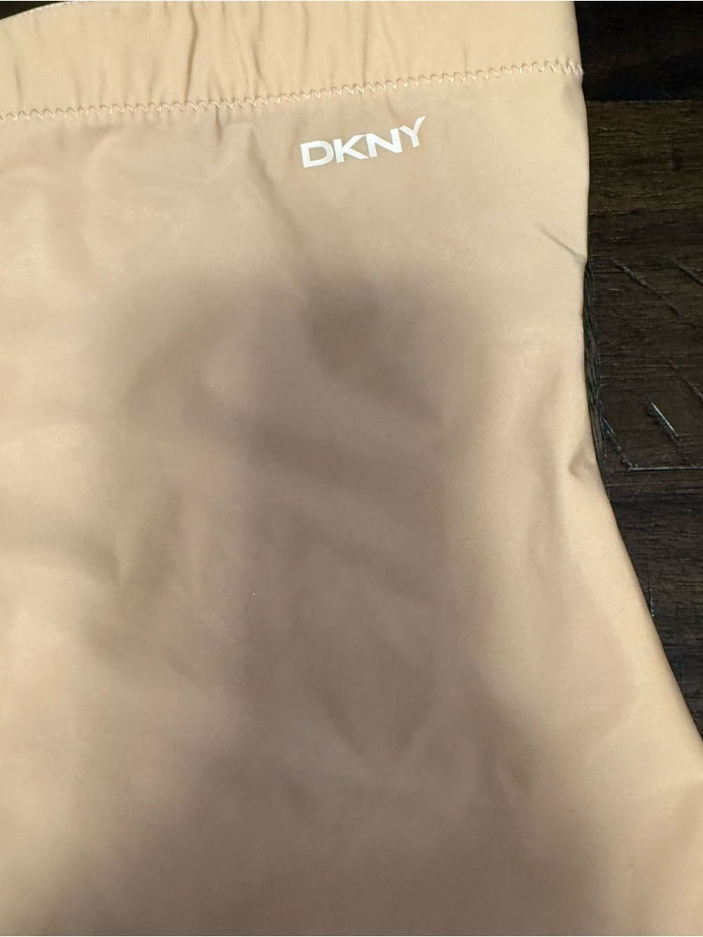 DKNY Nude High Waist Shaping Brief Panty Lace Trim Shapewear XL - Picture 3 of 6